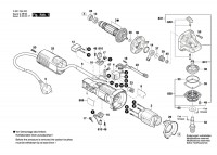 Bosch 3 601 C94 073 GWS 700 Angle Grinder 230 V / GB Spare Parts GWS700